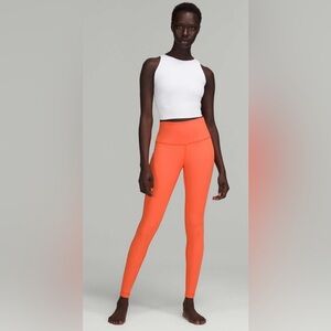Lululemon Wunder Under High-Rise Tight 28” Warm Coral NWT Size 8